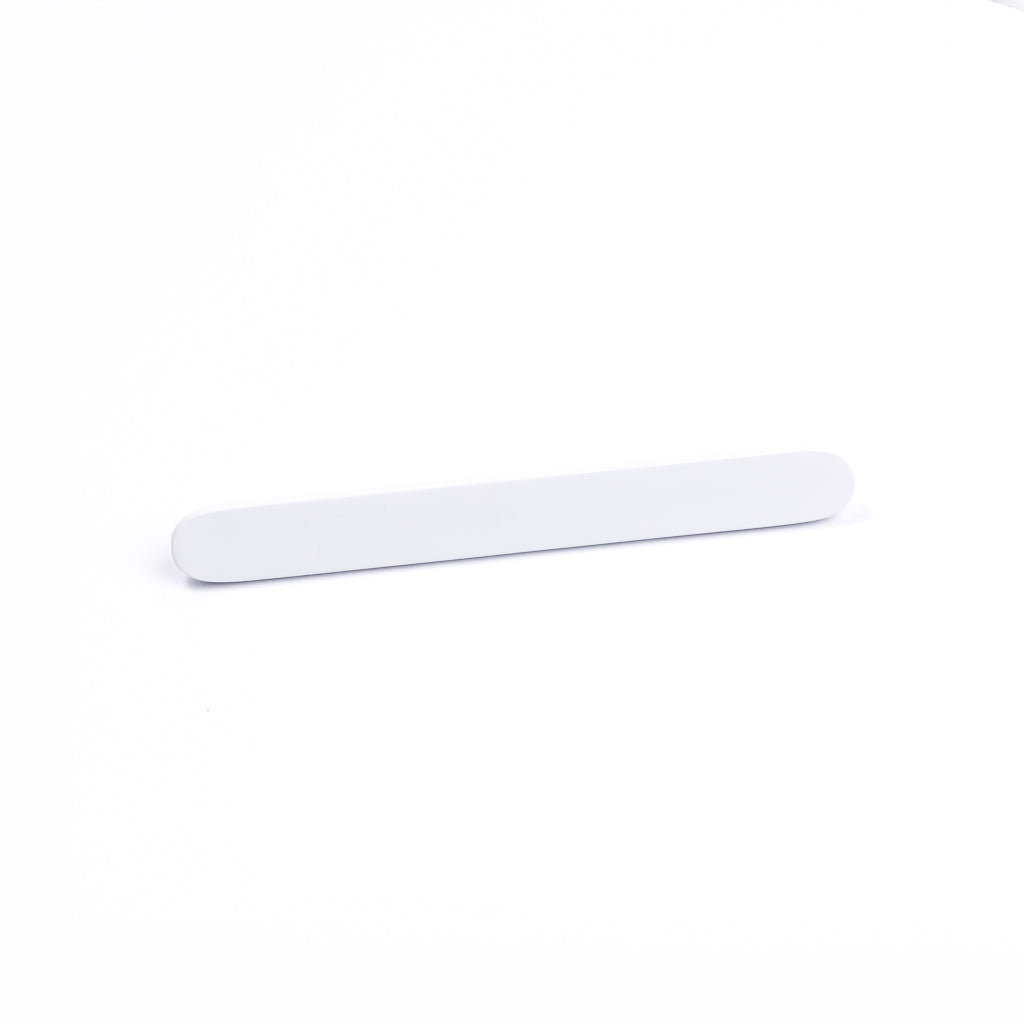 White Oval Profile Cabinet Pull - Imogen - Manovella