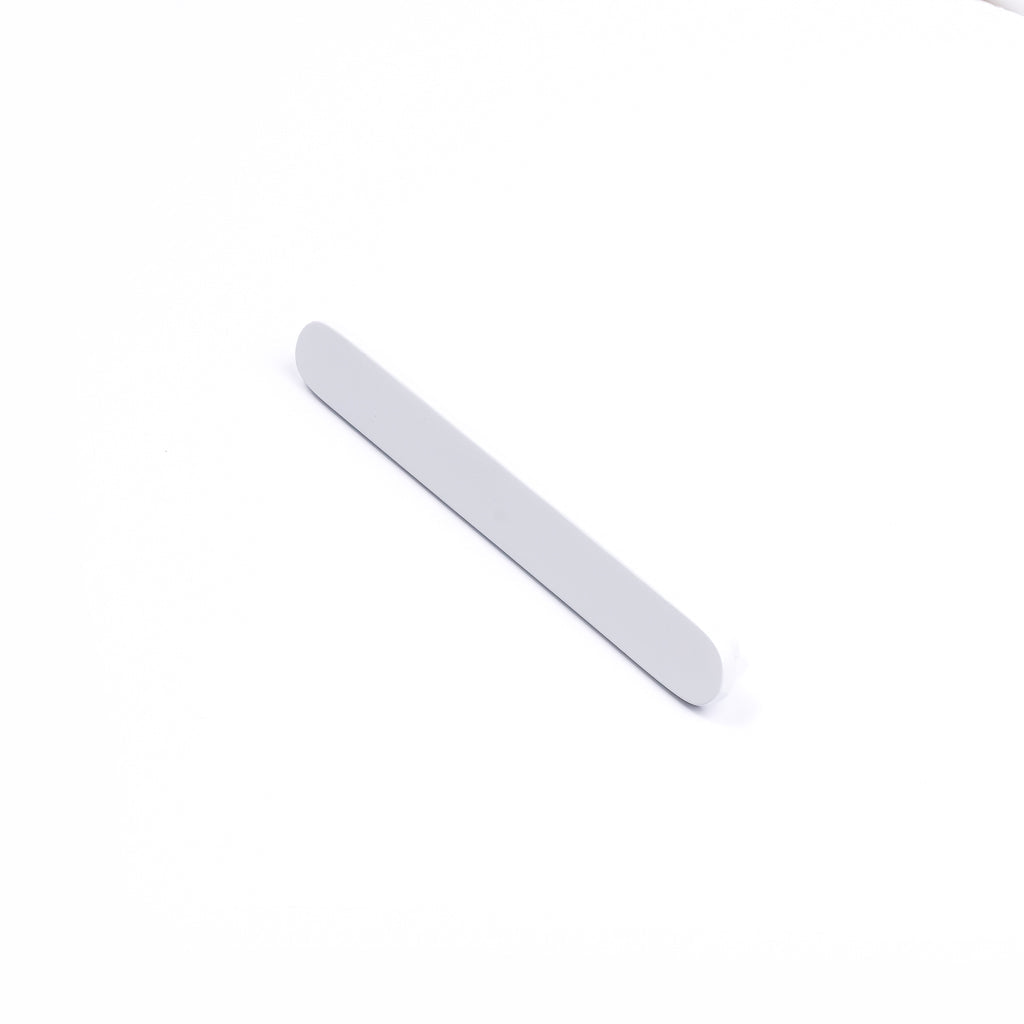 White Oval Profile Cabinet Pull - Imogen - Manovella