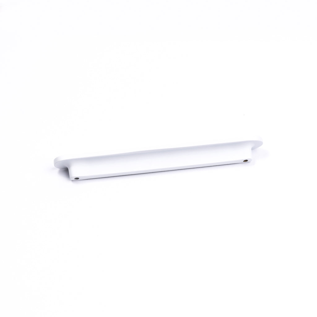 White Oval Profile Cabinet Pull - Imogen - Manovella