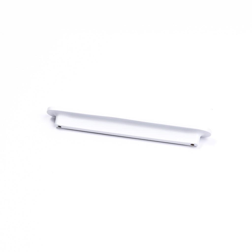 White Oval Profile Cabinet Pull - Imogen - Manovella