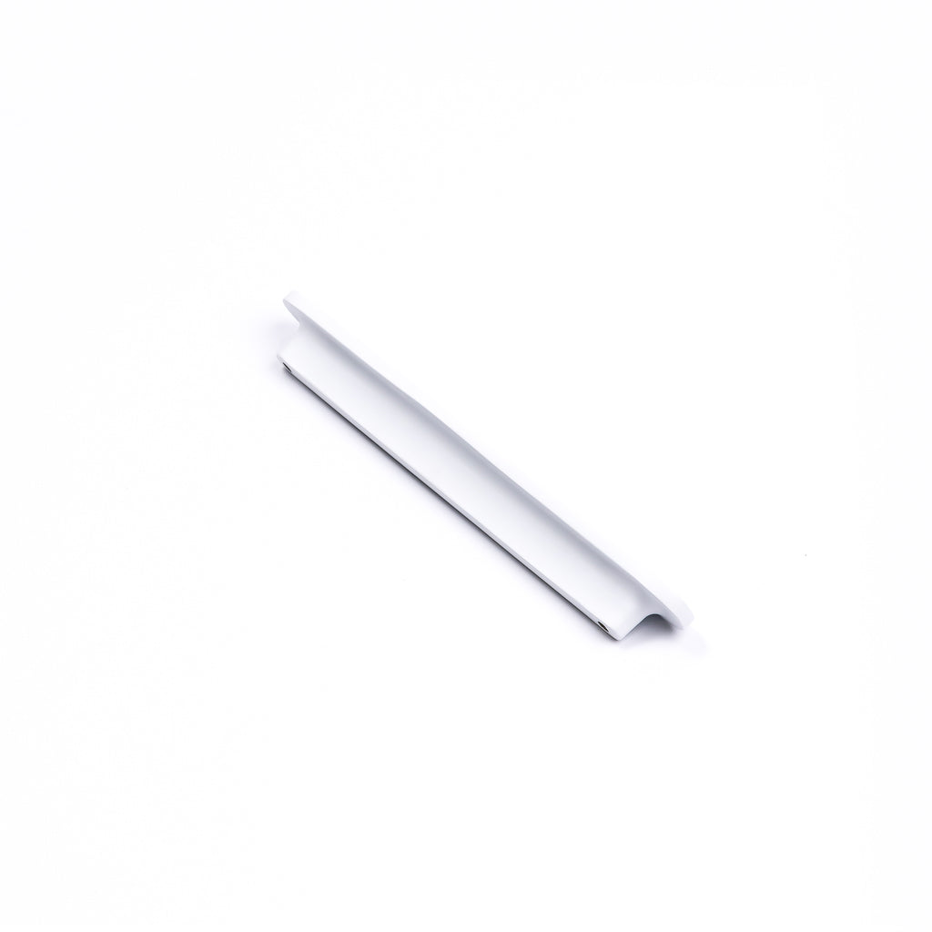 White Oval Profile Cabinet Pull - Imogen - Manovella