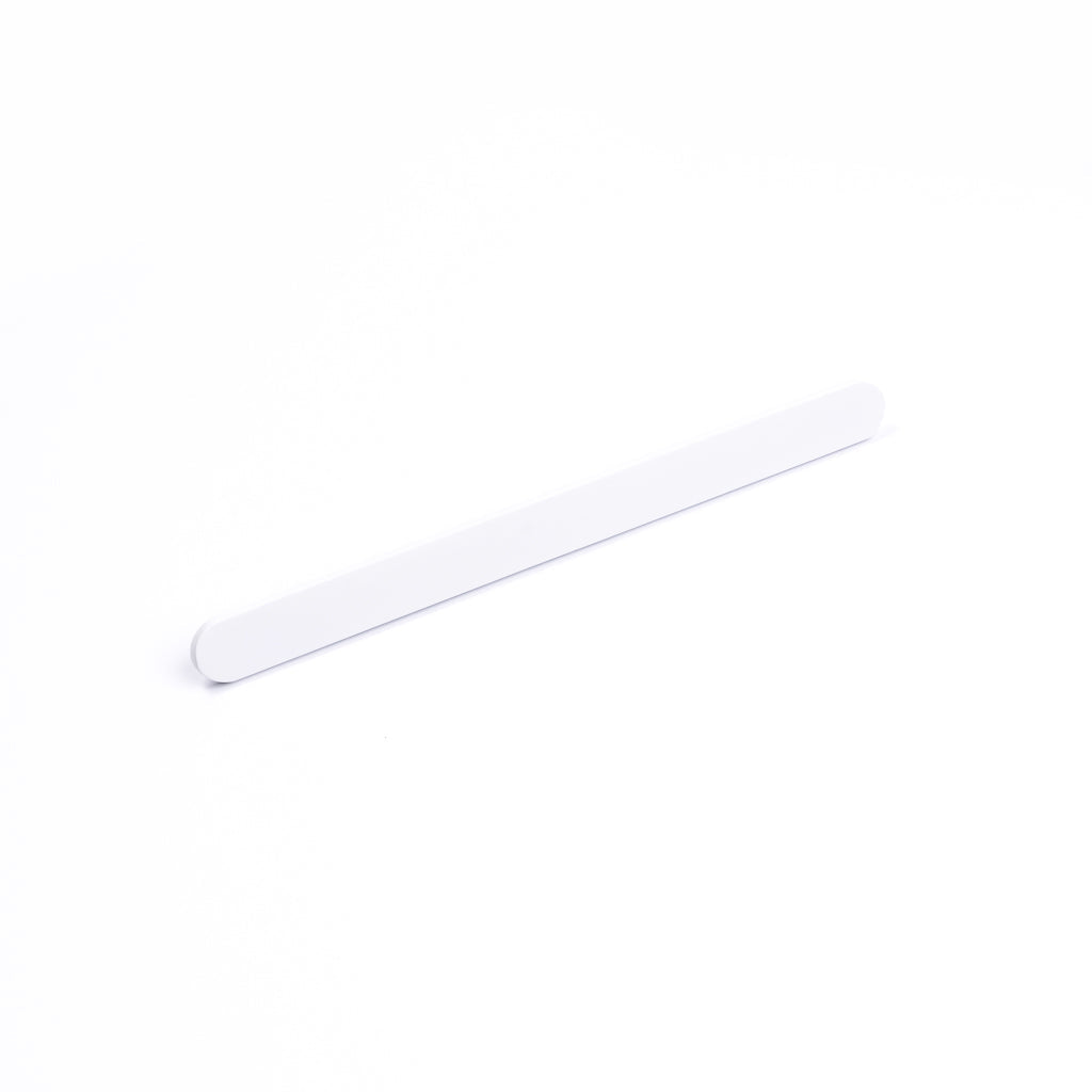 White Oval Profile Cabinet Pull - Imogen - Manovella