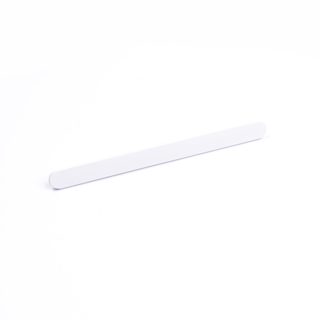 White Oval Profile Cabinet Pull - Imogen - Manovella