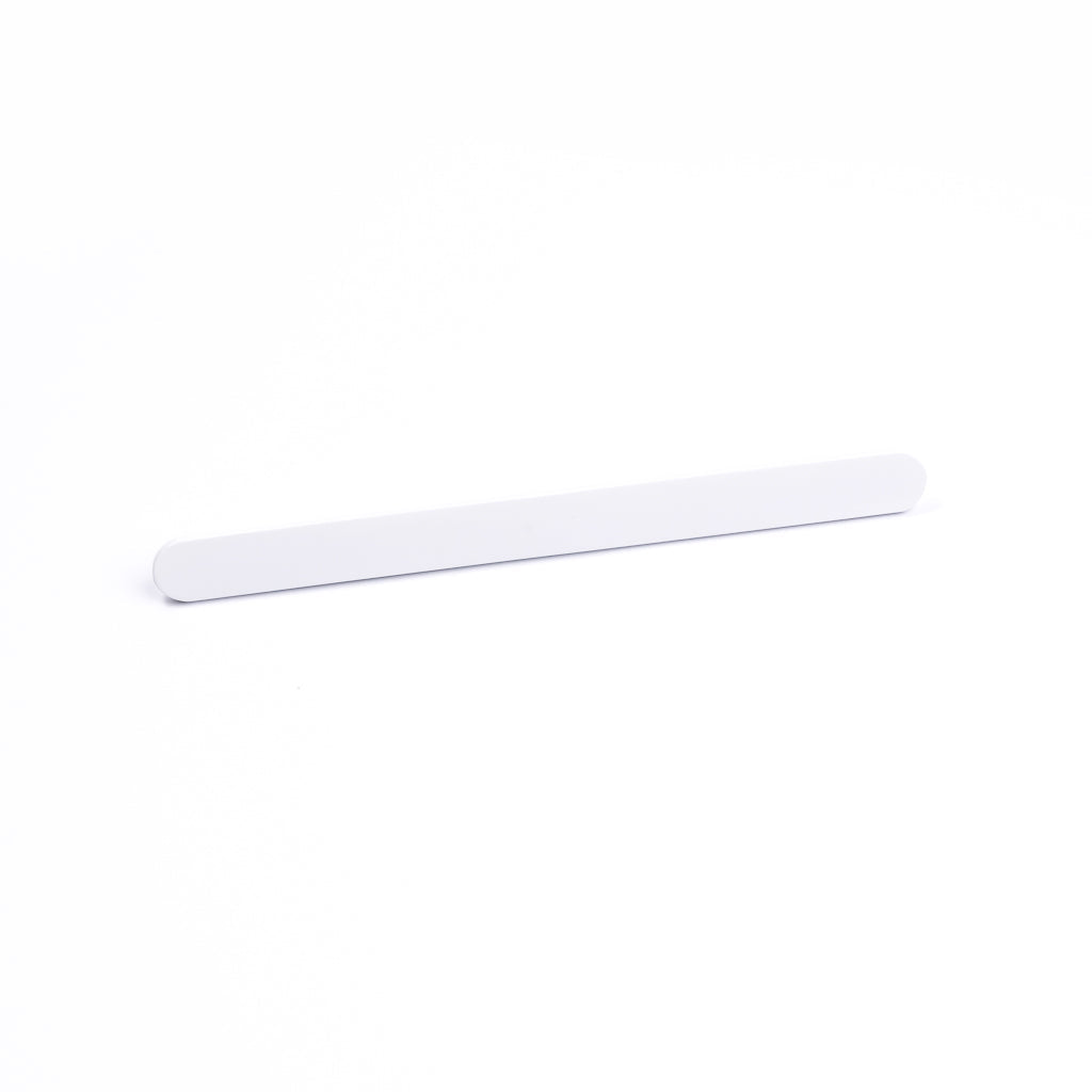 White Oval Profile Cabinet Pull - Imogen - Manovella