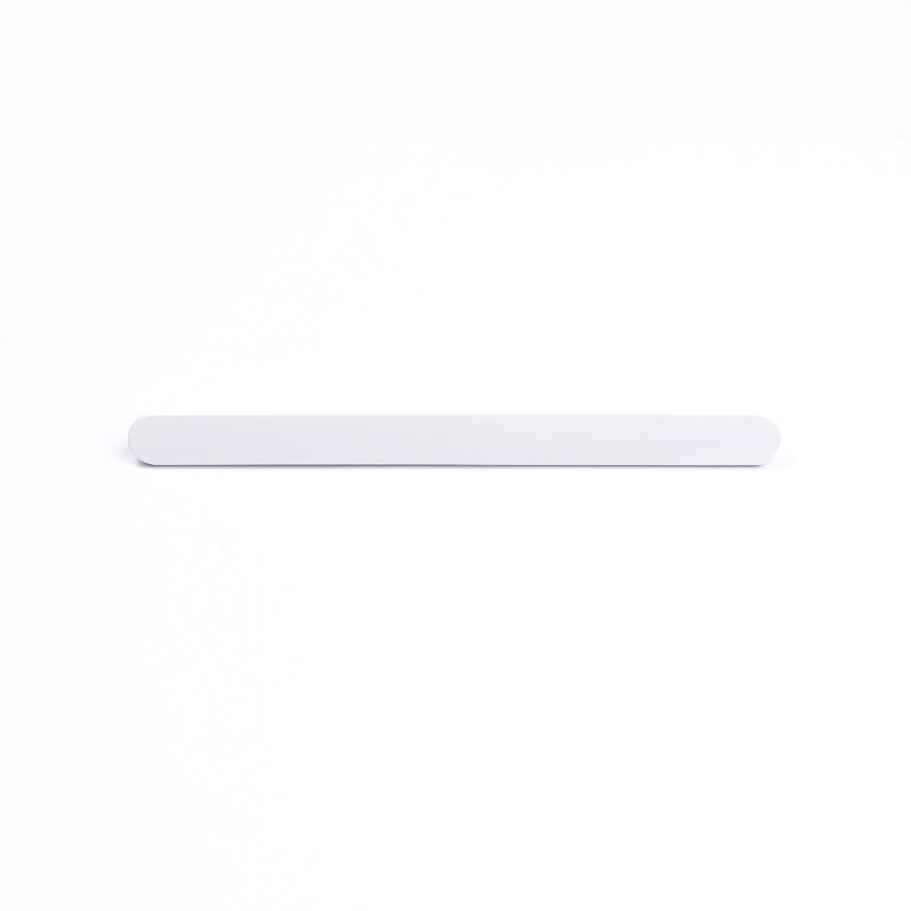 White Oval Profile Cabinet Pull - Imogen - Manovella