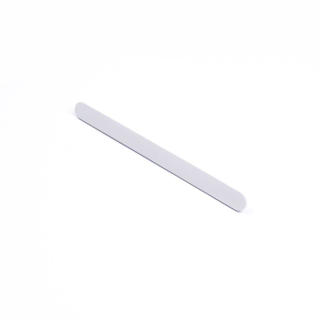 White Oval Profile Cabinet Pull - Imogen - Manovella