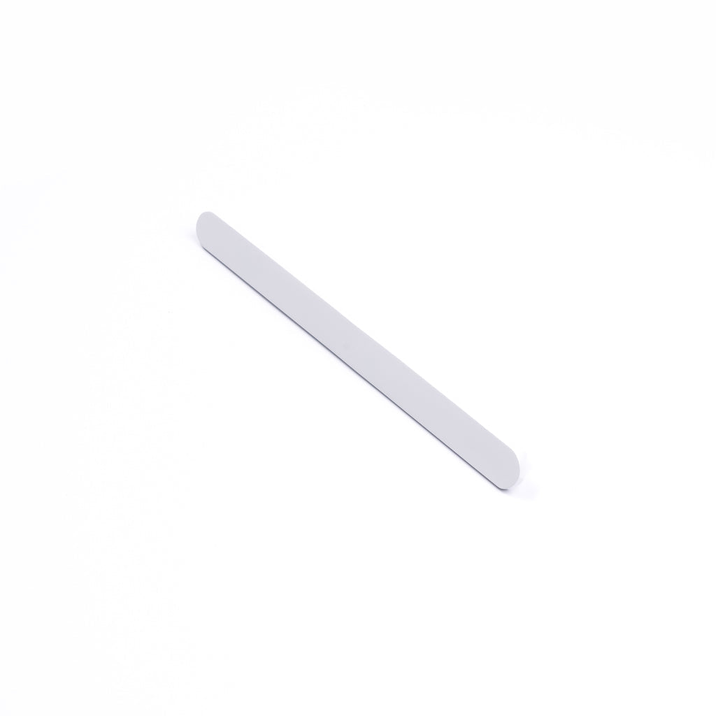White Oval Profile Cabinet Pull - Imogen - Manovella