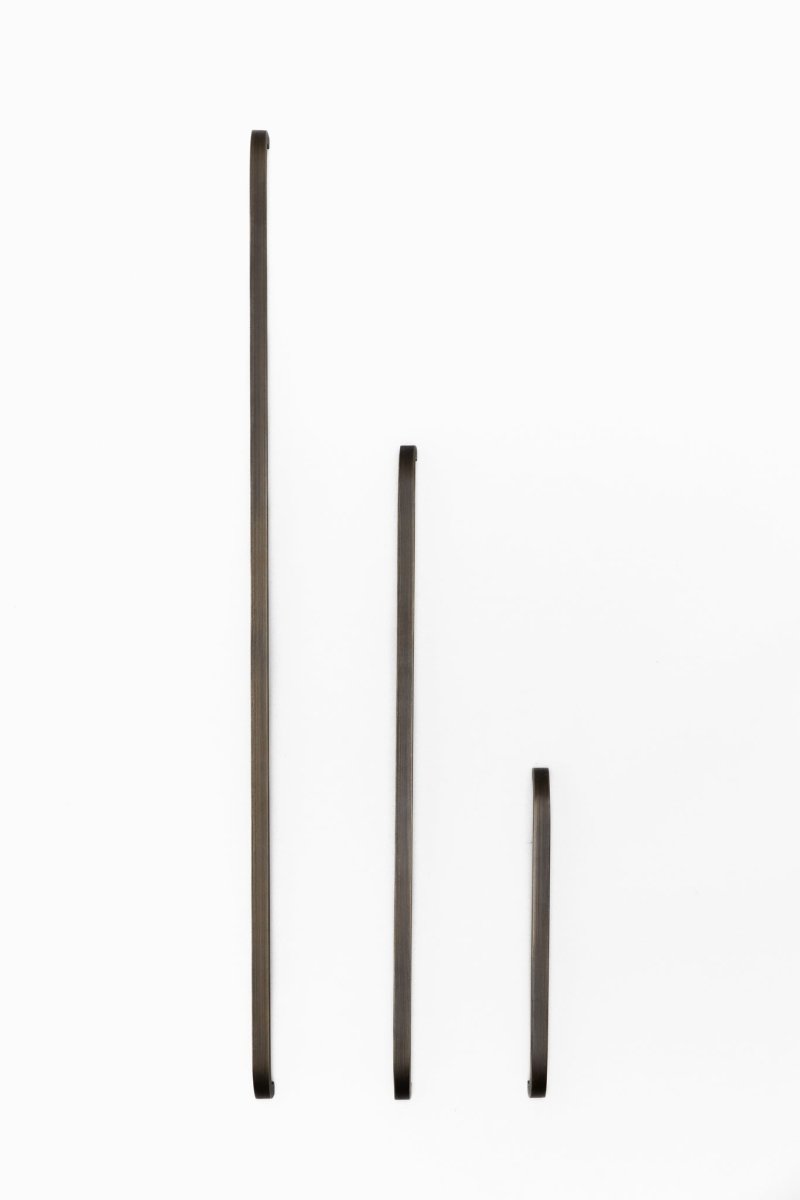 Atticus Brass Cabinetry Handle - Little Swagger - Entry - Point - Atticus - SB - 192 - Little Swagger