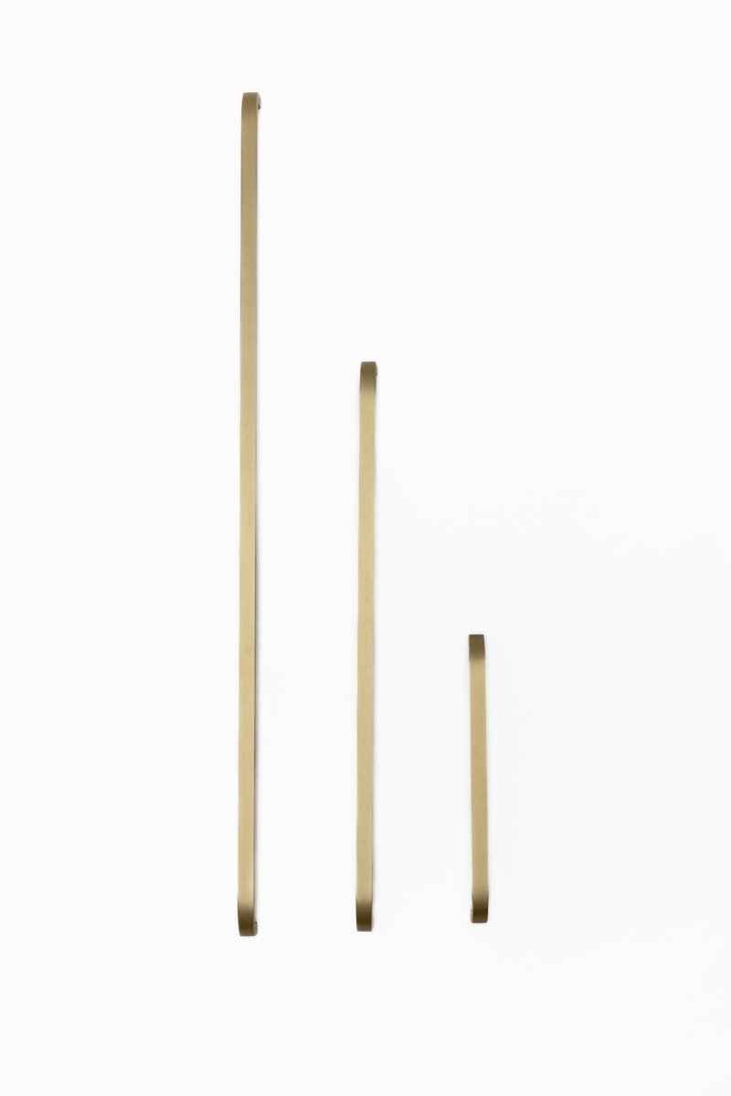 Atticus Brass Cabinetry Handle - Little Swagger - Entry - Point - Atticus - SB - 192 - Little Swagger