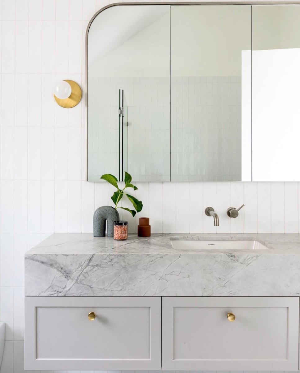 Atticus Knob - Burnished Brass By Hepburn - Entry - Point - AKBB - Hepburn Hardware