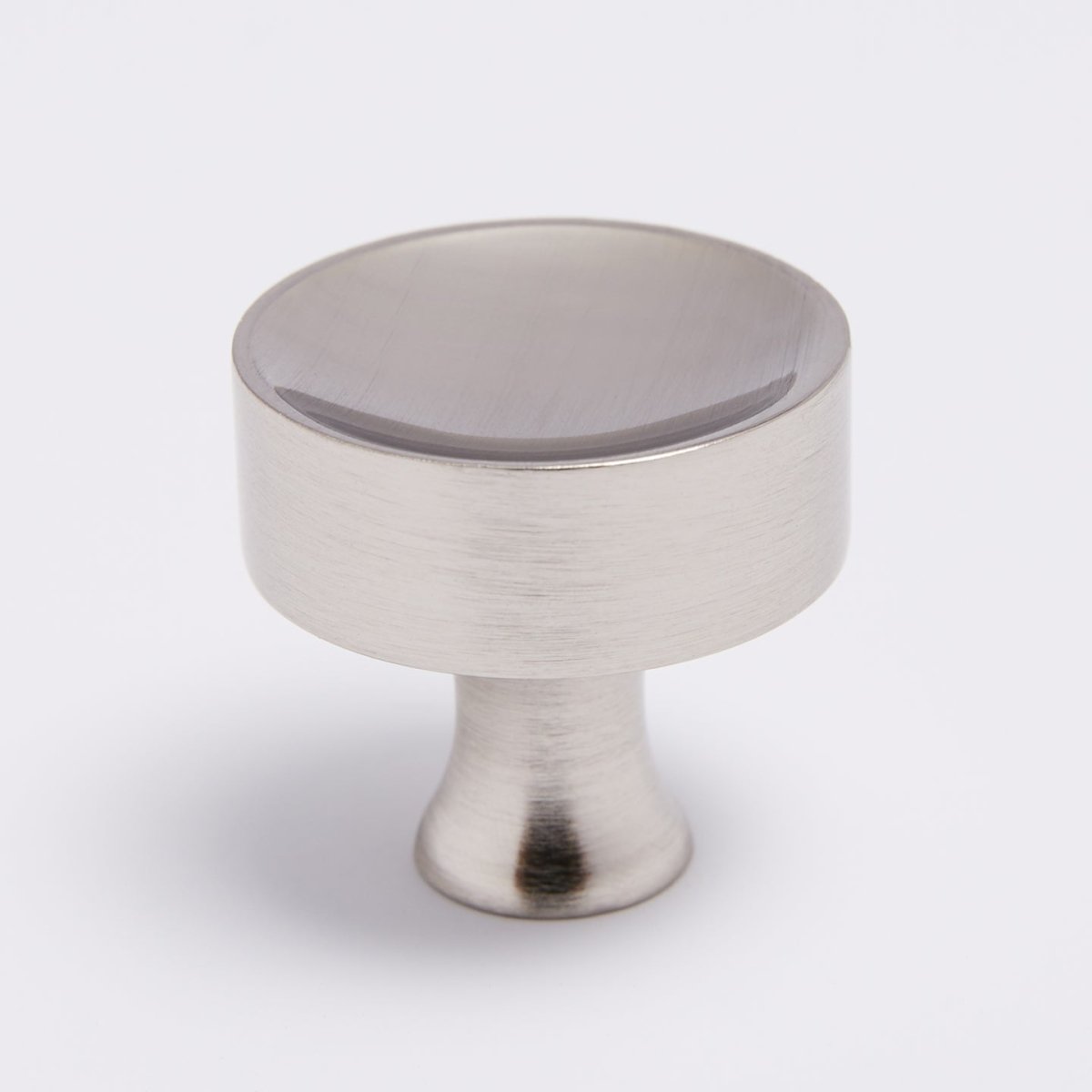 Atticus Knob - Satin Nickel By Hepburn - Entry - Point - AKSN - Hepburn Hardware