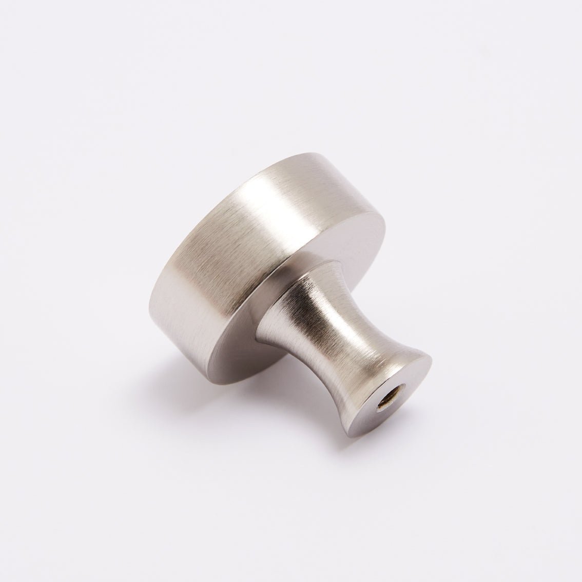 Atticus Knob - Satin Nickel By Hepburn - Entry - Point - AKSN - Hepburn Hardware