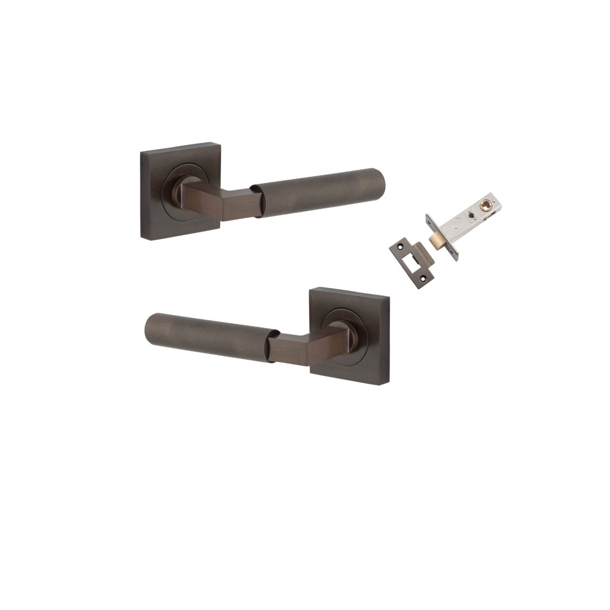 Brunswick Lever - Square Rose - Entry - Point - 0421KPASS60 - Iver