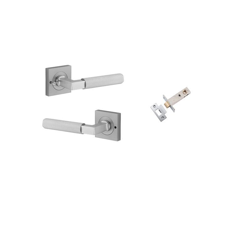 Brunswick Lever - Square Rose - Entry - Point - 0425KIBPRIV60 - Iver
