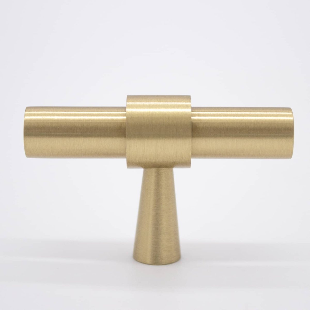 Brushed Brass Timeless T - Bar - Cora - Manovella - Entry - Point - CABCOR50BB - Manovella