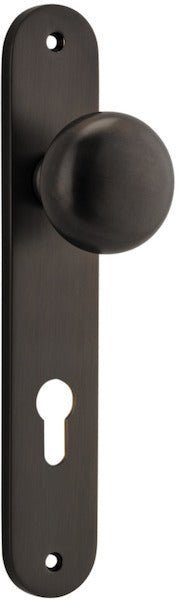 Cambridge Knob - Oval Backplate - Entry - Point - 10834E85 - Iver