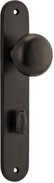 Cambridge Knob - Oval Backplate - Entry - Point - 10834P85 - Iver