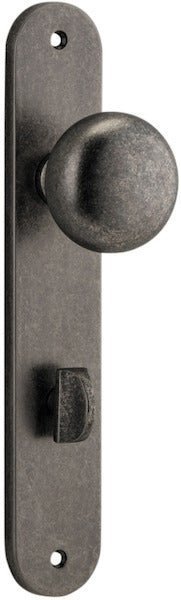 Cambridge Knob - Oval Backplate - Entry - Point - 13834P85 - Iver
