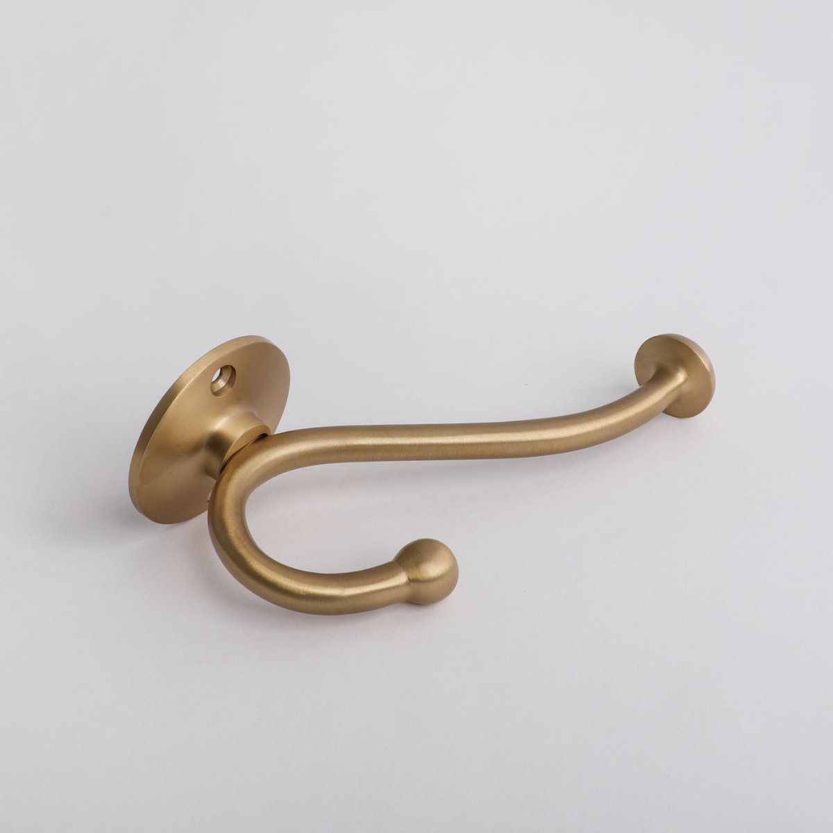 Eden Hook - Burnished Brass By Hepburn - Entry - Point - EHBB - Hepburn Hardware