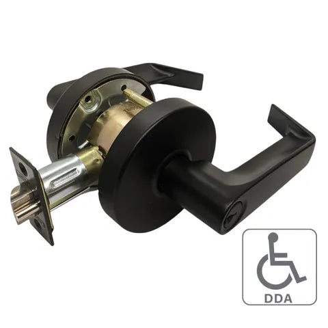 LOCKTON DDA '6000 Series' LEVERSET - CLASSROOM (70mm B/Set) - BLACK
