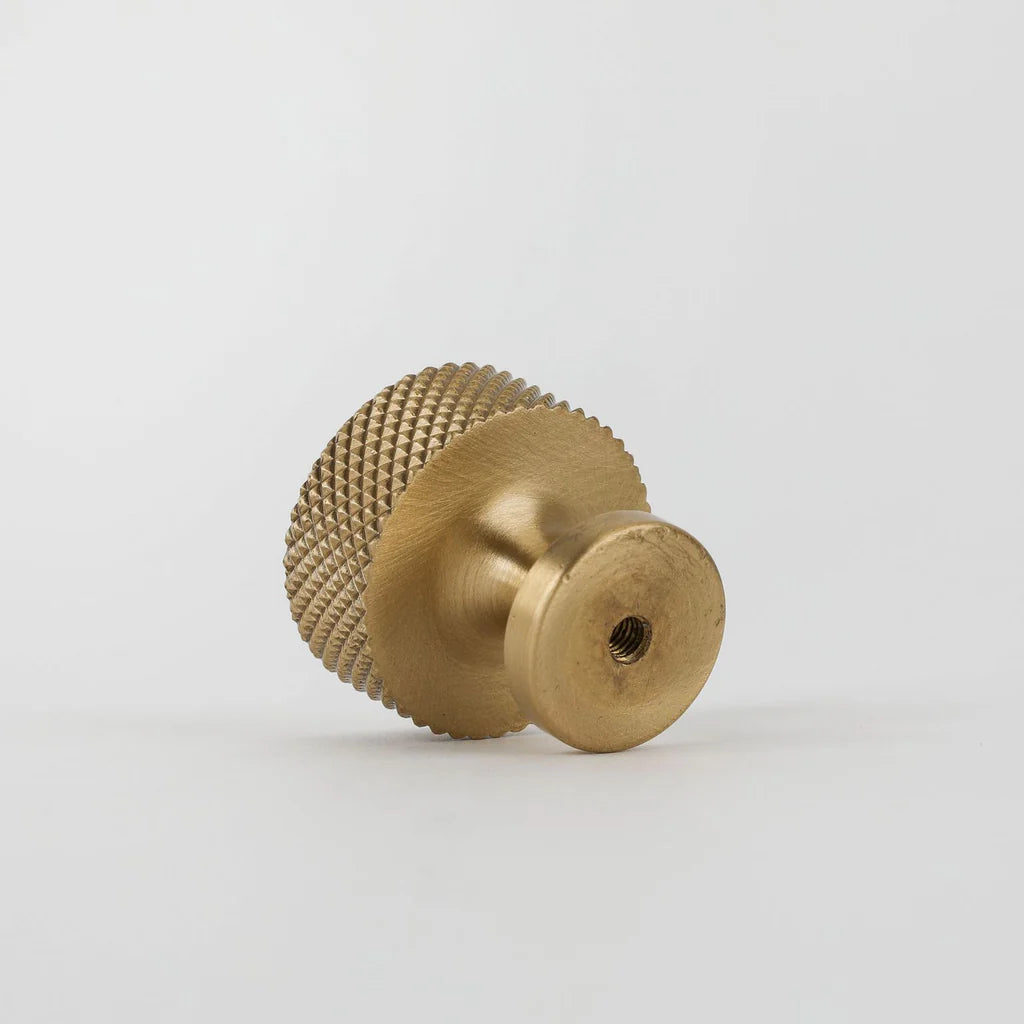 New Yorker Knob - Burnished Brass By Hepburn