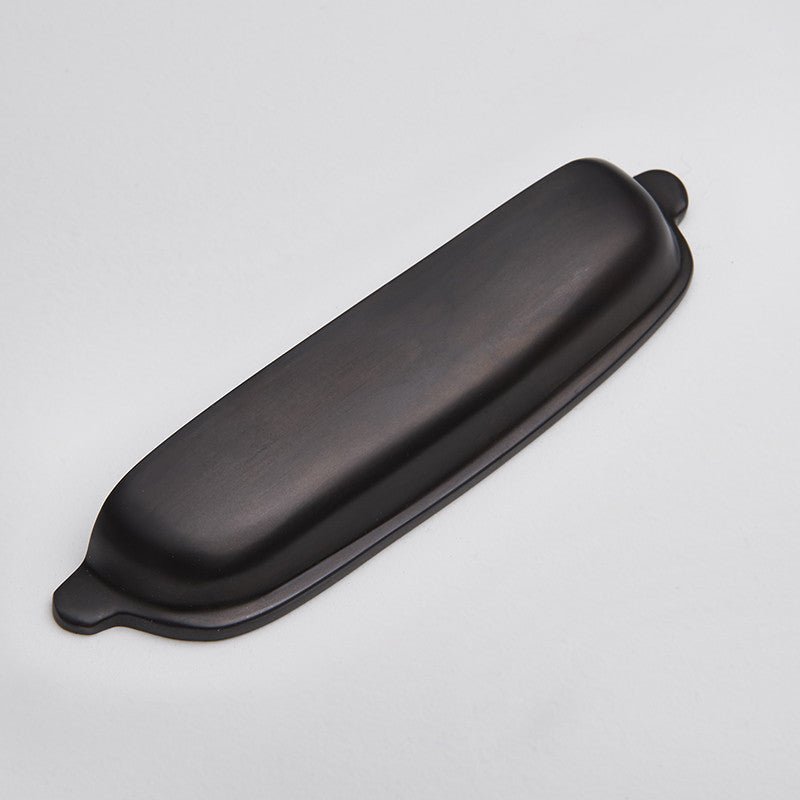 Halifax Hooded Cup Pull - Blackest Black By Hepburn - Entry - Point - HPBLB - Hepburn Hardware