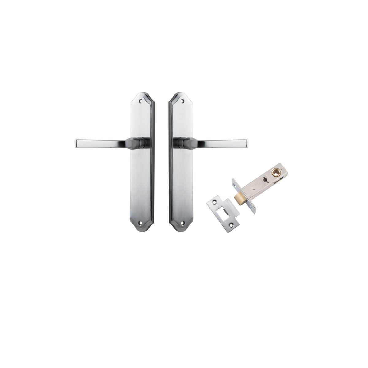 IVER Annecy Solid Brass Shouldered Door Handle – Multiple Finishes Available - Entry - Point - 12220KPASS60 - Iver