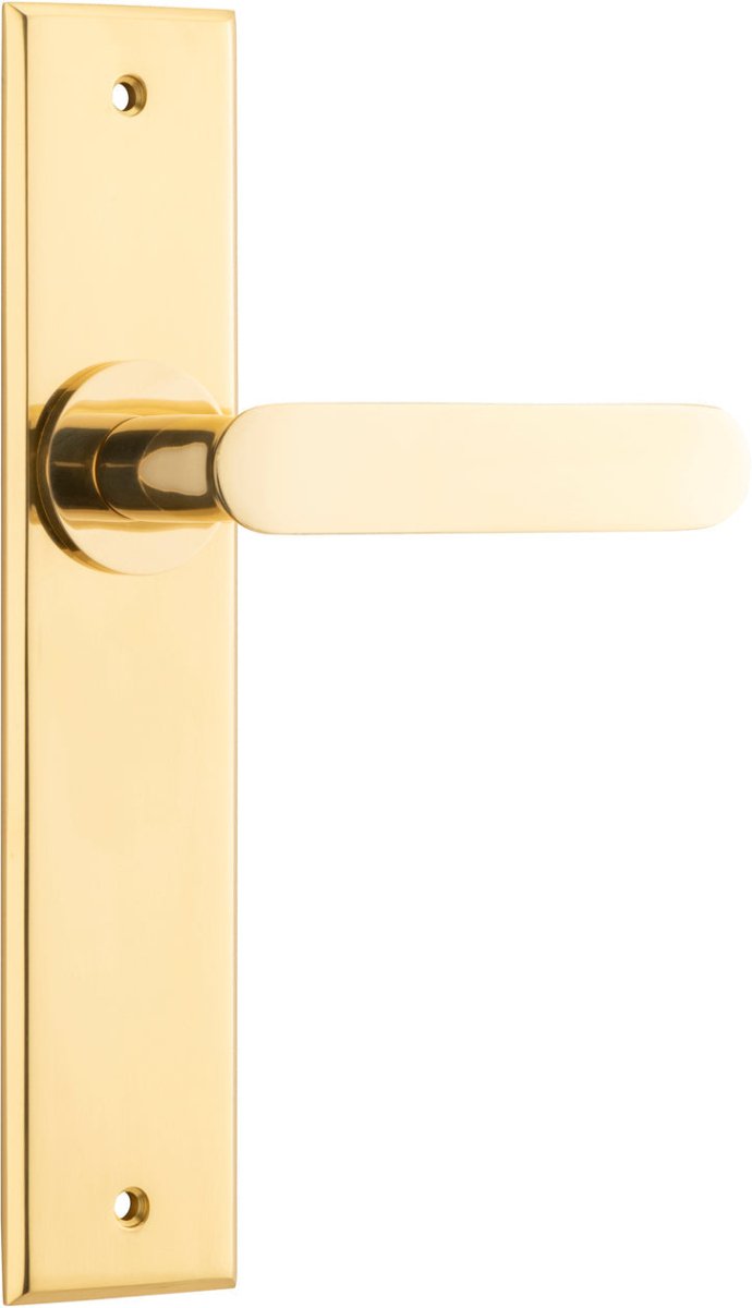 IVER Bronte Lever on Chamfered Backplate – Multiple Finishes Available - Entry - Point - 10284 - Iver