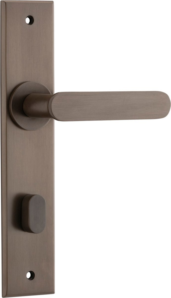 IVER Bronte Lever on Chamfered Backplate – Multiple Finishes Available - Entry - Point - 10784P85 - Iver