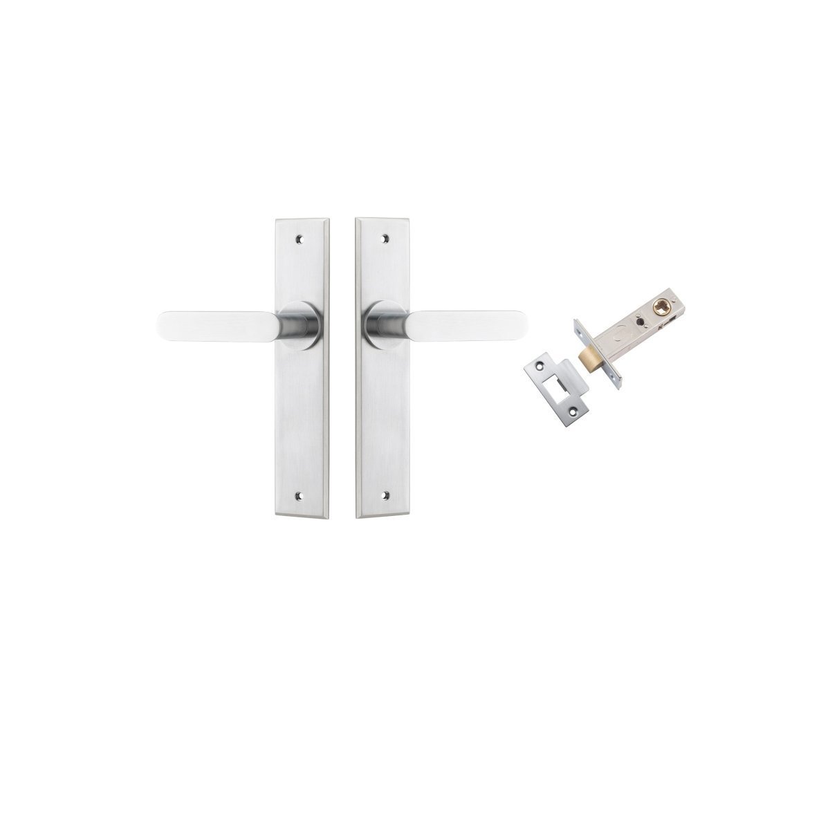 IVER Bronte Lever on Chamfered Backplate – Multiple Finishes Available - Entry - Point - 12284KPASS60 - Iver