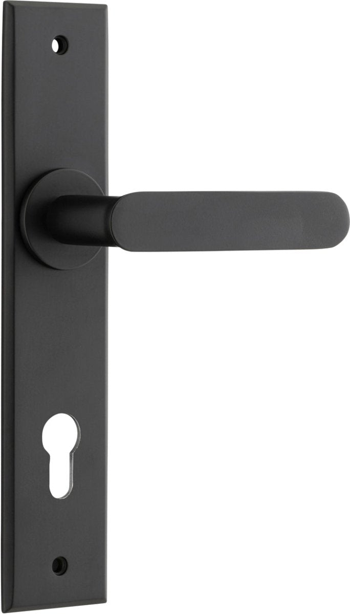 IVER Bronte Lever on Chamfered Backplate – Multiple Finishes Available - Entry - Point - 12784E85 - Iver