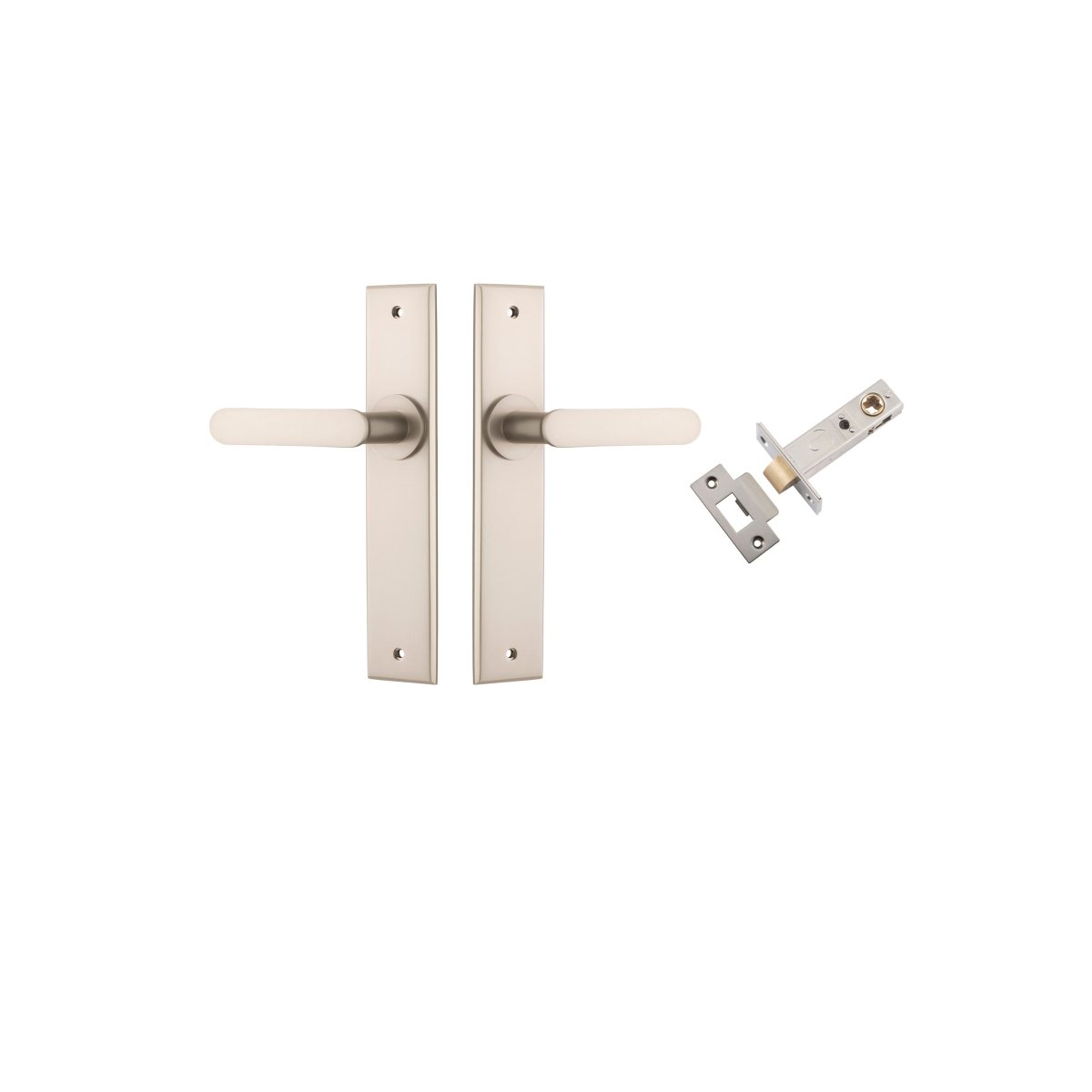 IVER Bronte Lever on Chamfered Backplate – Multiple Finishes Available - Entry - Point - 14784KPASS60 - Iver