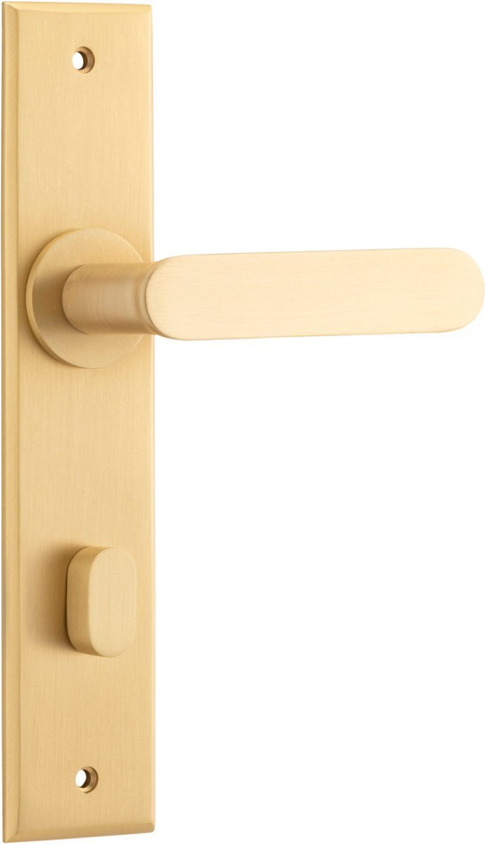 IVER Bronte Lever on Chamfered Backplate – Multiple Finishes Available - Entry - Point - 15284P85 - Iver