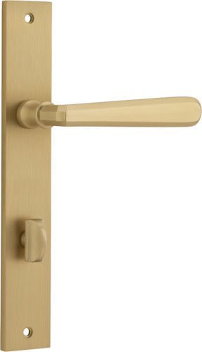 IVER Copenhagen Solid Brass Rectangular Door Handle – Multiple Finishes Available - Entry - Point - 15372P85 - Iver
