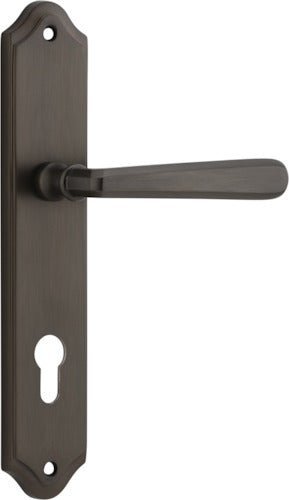 IVER Copenhagen Solid Brass Shouldered Door Handle – Multiple Finishes Available - Entry - Point - 10874E85 - Iver