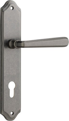 IVER Copenhagen Solid Brass Shouldered Door Handle – Multiple Finishes Available - Entry - Point - 13874E85 - Iver
