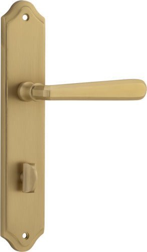 IVER Copenhagen Solid Brass Shouldered Door Handle – Multiple Finishes Available - Entry - Point - 15374P85 - Iver