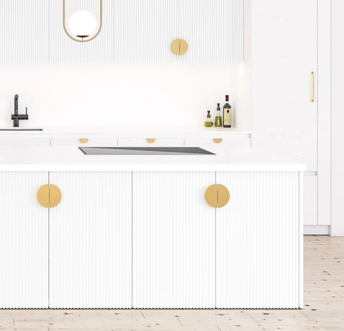 IVER Osaka Half Moon Cabinet Pull - Multiple Finishes - Entry - Point - 21331 - Iver