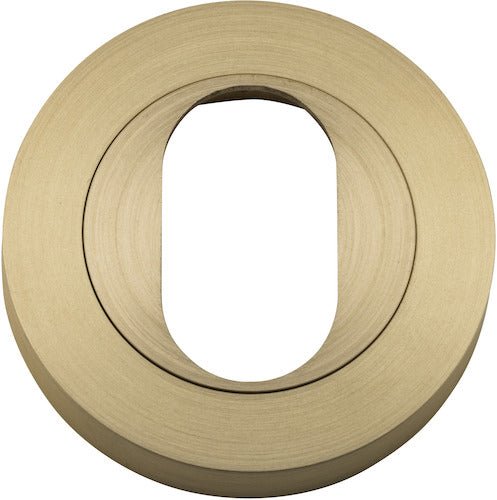 IVER Oval Escutcheon Plates (Pair) - Multiple Finishes Available - Entry - Point - 20066 - Iver