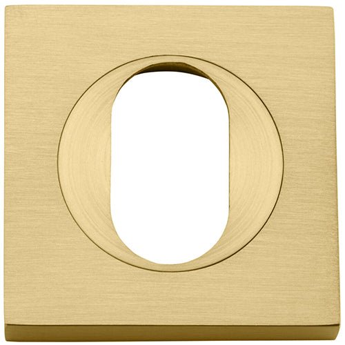 IVER Oval Escutcheon Plates Square (Pair) - Multiple Finishes Available - Entry - Point - 17131 - Iver