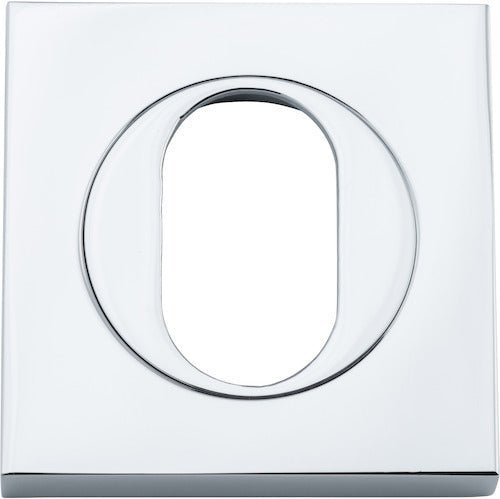 IVER Oval Escutcheon Plates Square (Pair) - Multiple Finishes Available - Entry - Point - 20104 - Iver