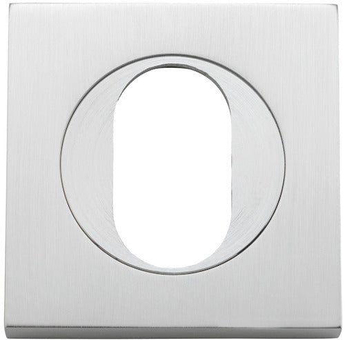 IVER Oval Escutcheon Plates Square (Pair) - Multiple Finishes Available - Entry - Point - 20105 - Iver
