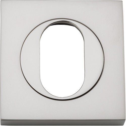 IVER Oval Escutcheon Plates Square (Pair) - Multiple Finishes Available - Entry - Point - 20109 - Iver