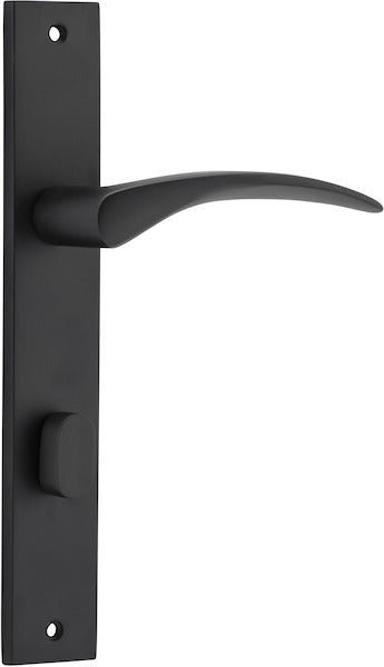 IVER Oxford Solid Brass Rectangular Plate Door Handle – Multiple Finishes Available - Entry - Point - 12704P85 - Iver
