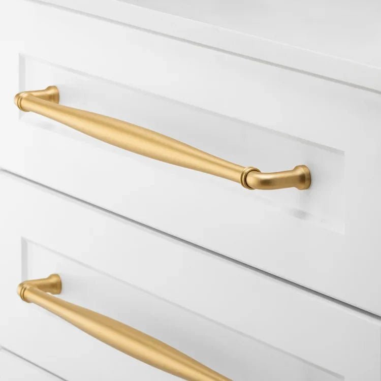 IVER Sarlat Cabinet Pull with Backplate – Multiple Finishes Available - Entry - Point - 21086B - Iver