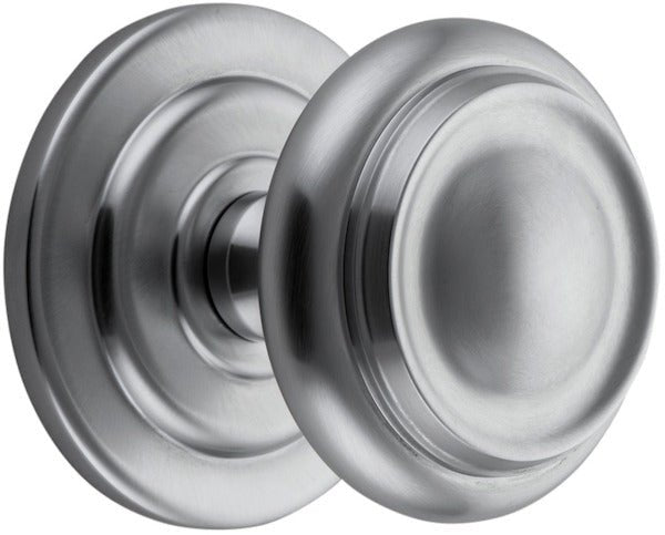 IVER Sarlat Solid Brass Centre Door Knob – Multiple Finishes Available - Entry - Point - 9405 - Iver