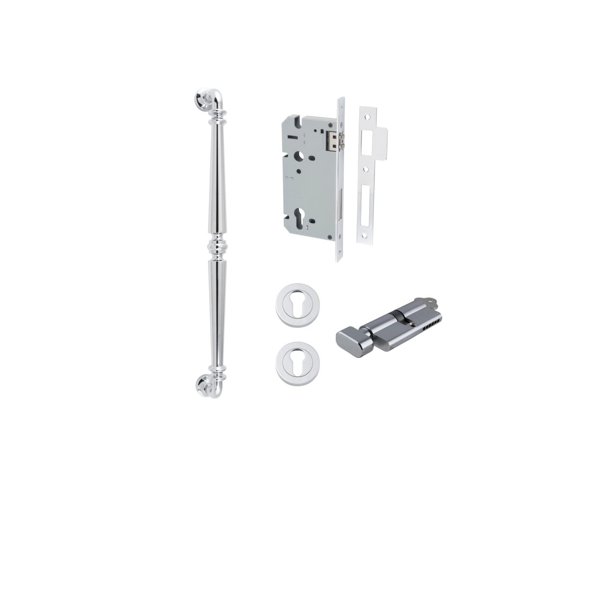 IVER Sarlat Solid Brass Pull Handles – Multiple Finishes Available - Entry - Point - 9384KENTR60KT - Iver