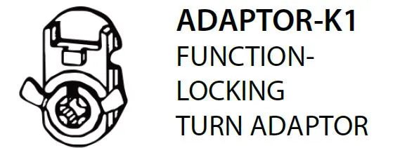 LOCKTON Mortice ADAPTOR K1 = Locking Turn Adaptor - Entry - Point - ADAPTOR - K1 - 1 - Lockton