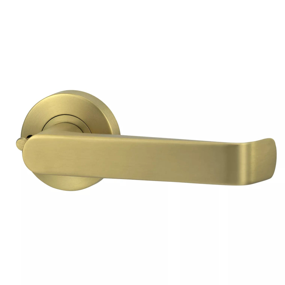 Lockwood Vivid Collection Lever 1 - Satin Brass - Entry - Point - VIV2/V1SBPVD - Lockwood