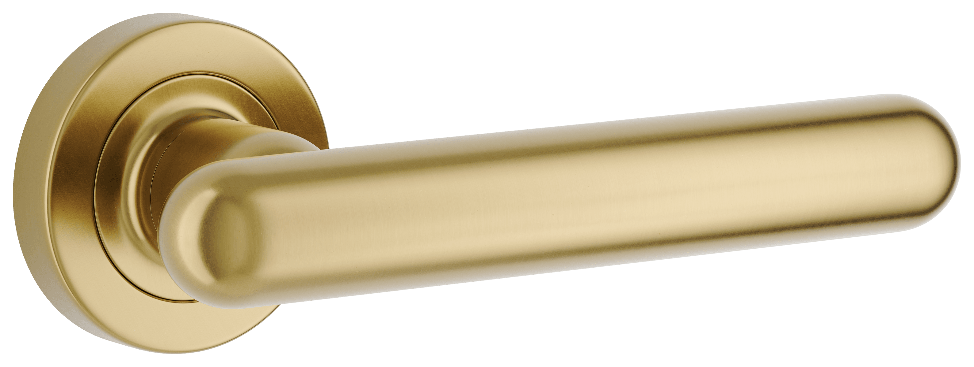 IVER Puerto Solid Brass Round Rose Door Handle – Multiple Finishes Available